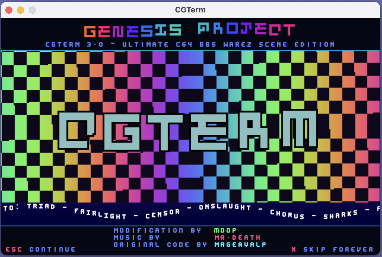 Demo splash screen